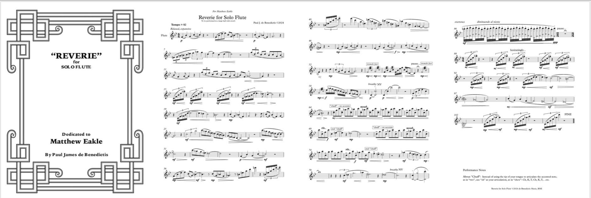 Reverie usic score